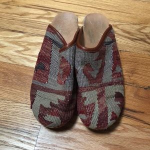 kilim mules